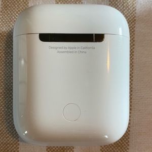 Apple AirPods and charging case